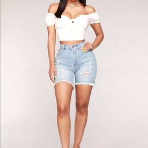 Fashion Nova worth the wait Bermuda shorts